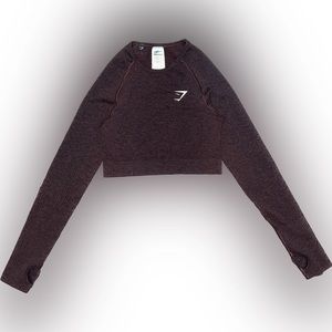 Gymshark VITAL SEAMLESS 2.0 LONG SLEEVE CROP TOP